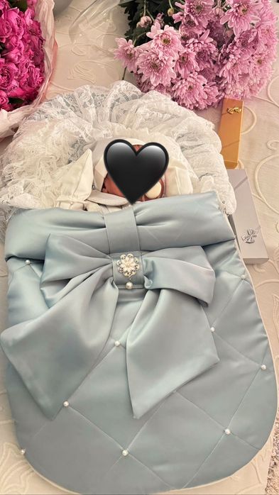 Конверт для выписки из роддома мальчику