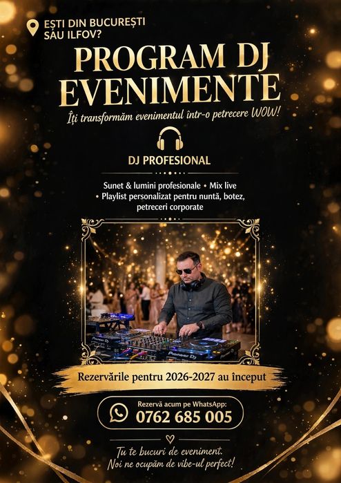 Program muzical evenimente chitara solisti  si/ sau DJ