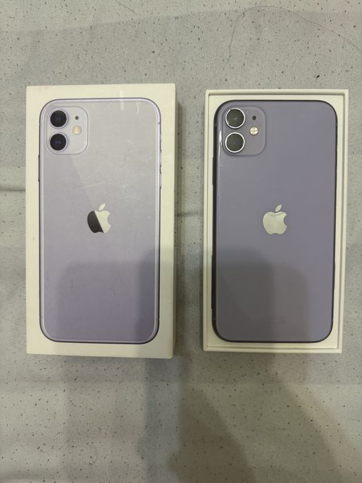 iPhone 11 фиолетового цвета