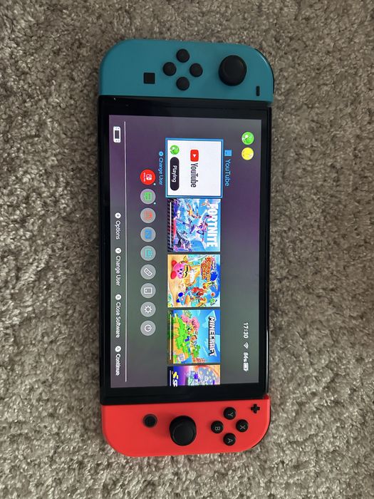 Nintendo switch OLED CU joy-cons RED/BLUE