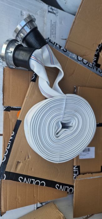 Furtun pompieri 3 toli import Italia cu mufe rola 20 m 10 bar  pret 34