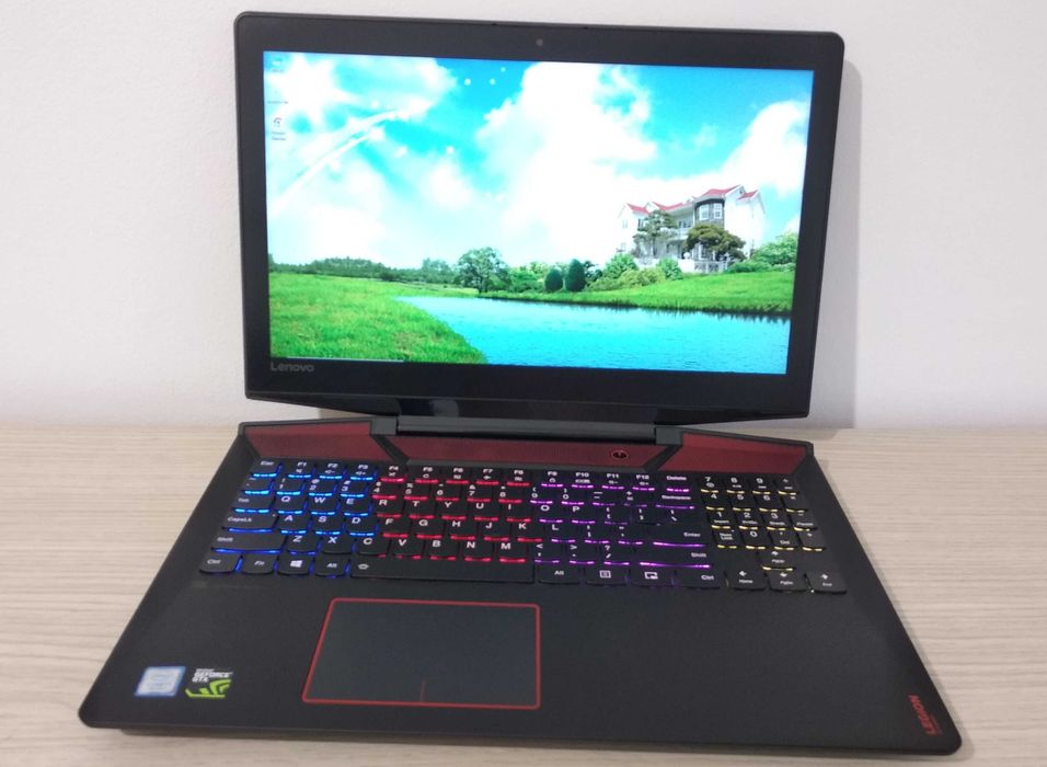 Laptop I7 GAMING ULTRA placa video dedicata NVIDIA 16GB ram 2 placi video SSD nvme ecran cu protectie GORILLA GLASS IPS 15.6 inch LENOVO LEGION