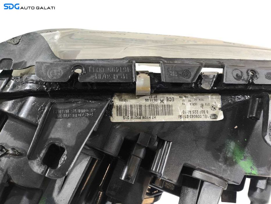 Far Stanga cu Lupa Xenon si Droser Complet EUROPA BMW Seria 7 E65 E66 Facelift FL 2005 - 2008 Cod 6937241 (Ureche Reparata) [LS0337]
