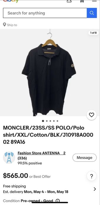Ss Polo Moncler.