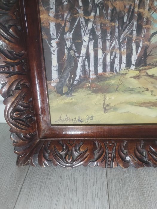 Tablouri vechi. Pictură pe pânză.