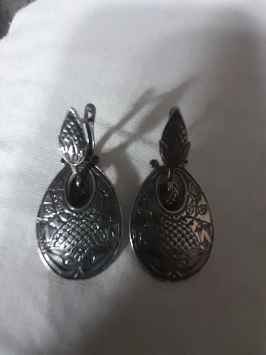 Серебро. Серьги. Украшения