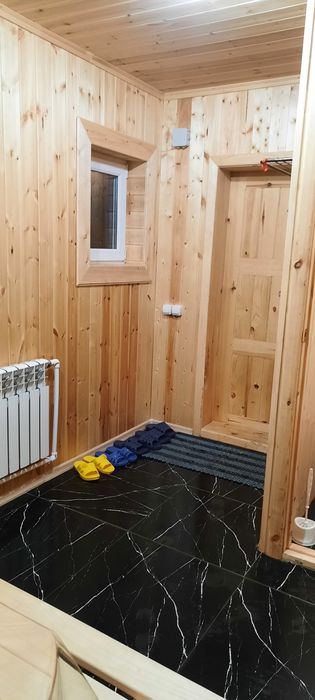 Новая баня на дровах