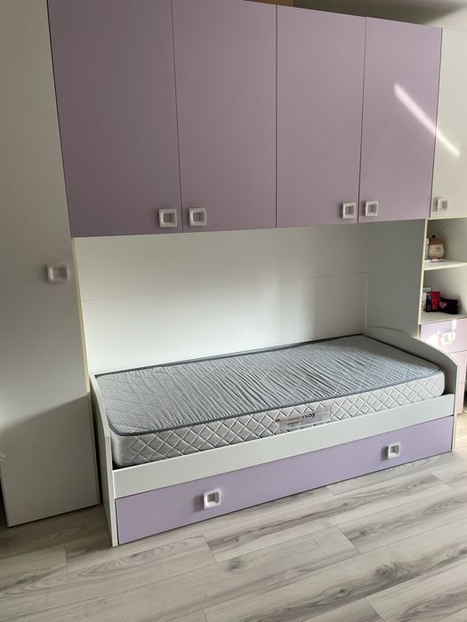 Vand dormitor cu saltea pentru copii/adolescenti Mobexpert