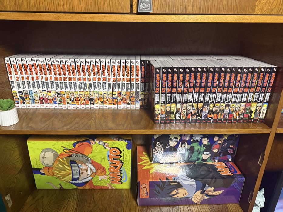 Naruto manga box 1 2 3