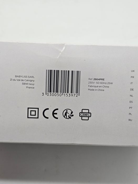 BaByliss 2664PRE Ondulator de par electric