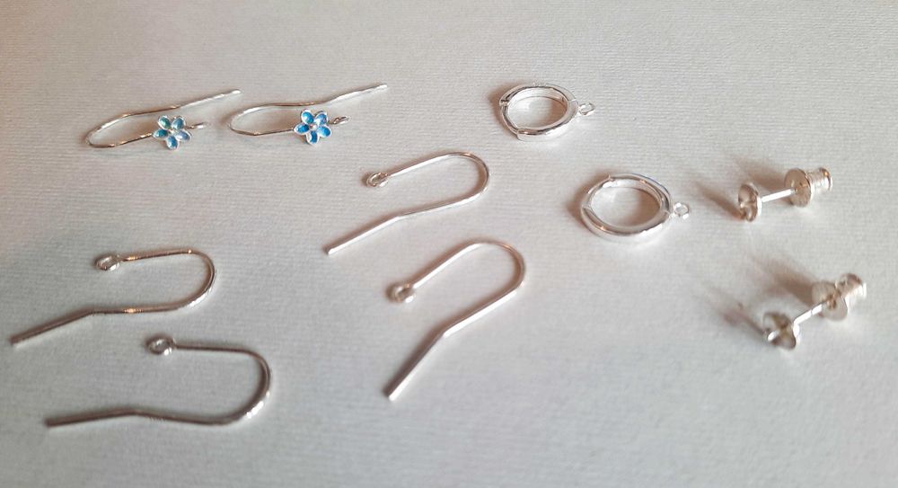 Lot handmade Swarovski Preciosa cercei argint Toho si semipretioase