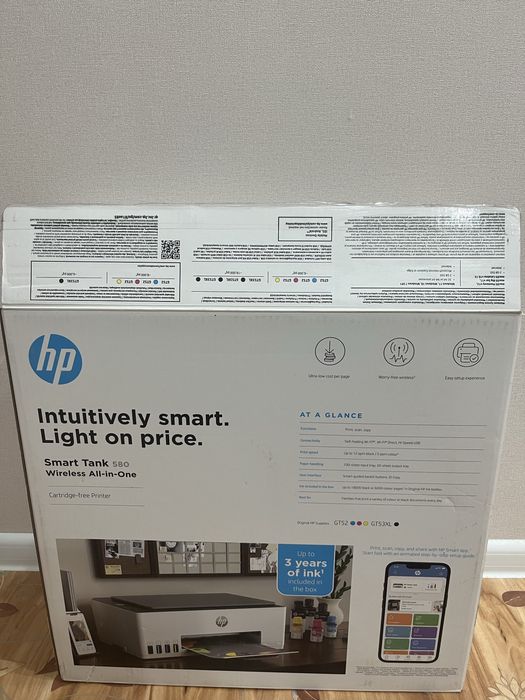 Принтер МФУ HP Smart Tank 580