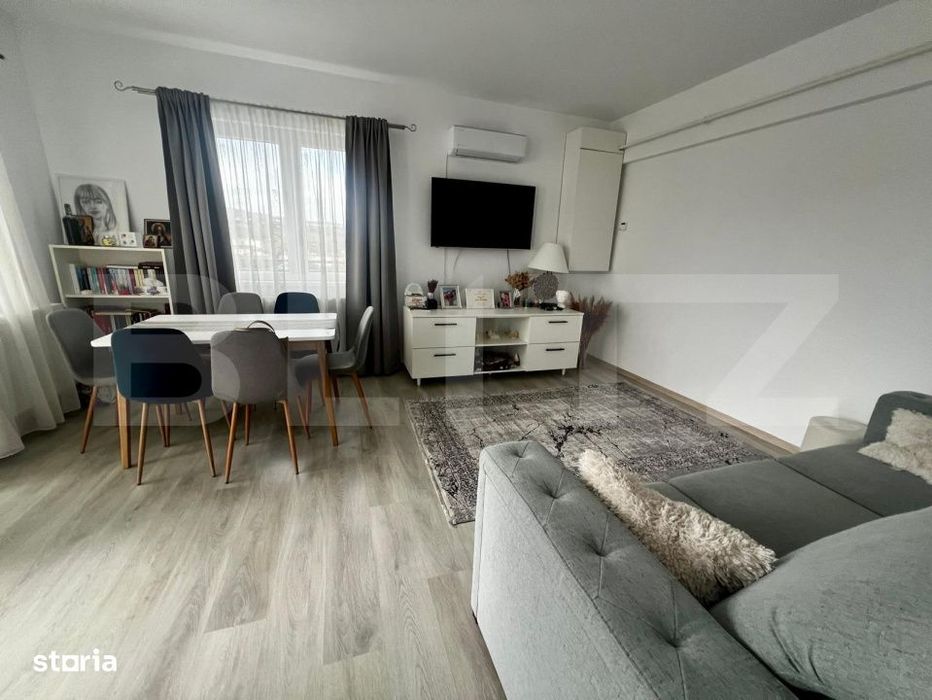 Apartament cu 2 camere, 52 mp cu terasa panoramica, parcare, Iris
