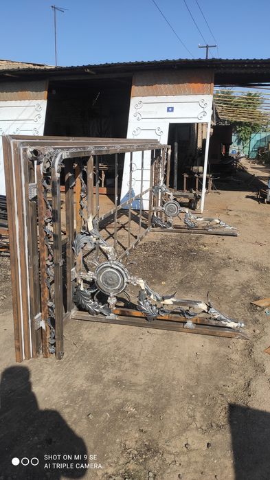 Дарвоза boyash  покраска ворота решётка навес Аква бояш