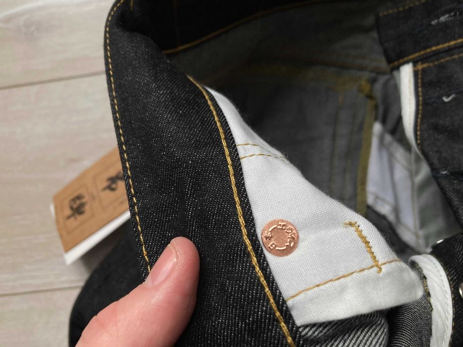 Нови Evisu мъжки черни дънки размер W36 L34