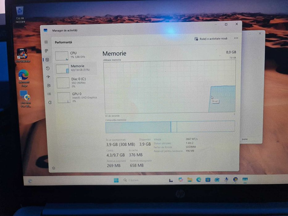 Laptop HP i7-10510U, 8GB RAM, 512GB SSD - Ca Nou
