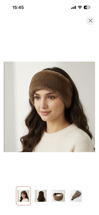 Повязка меховая 35см