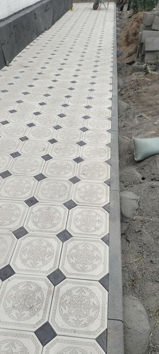 Укладка брусчатка