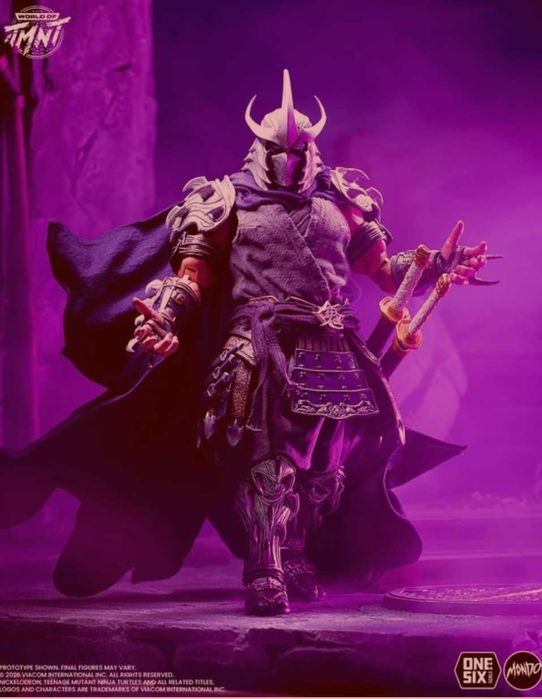 Шедьовър на Шрюдер . Shredder Mondo 1/6 scala 6 new and sealed