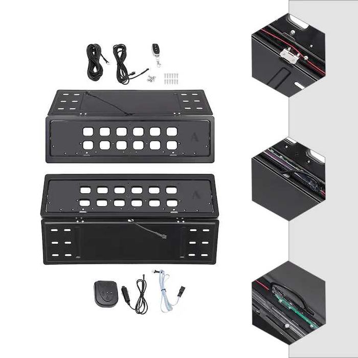 (2бр.) Рамка за регистрационен номер. Подходящa за обръщане на номера