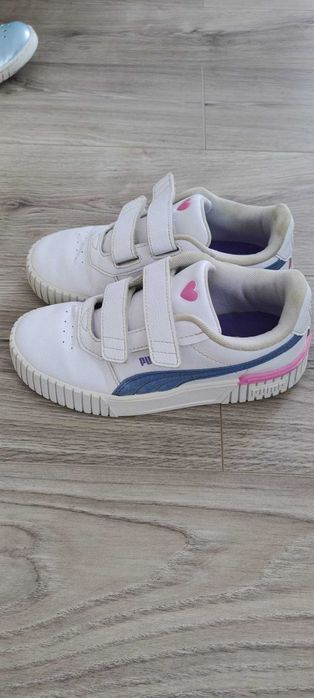 Adidasi piele fete (6-7 ani) Puma