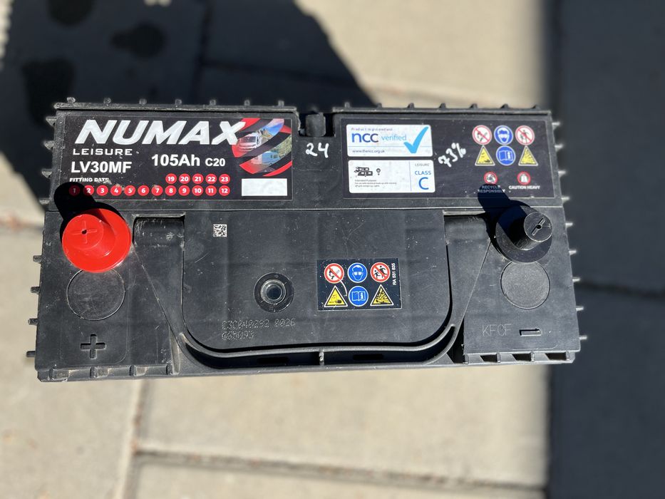 Baterie acumulator Numax Leisure 105 Ah auto rulota fotovoltaic 12V barca