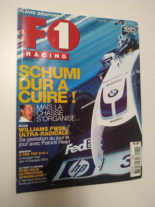 Revista Formula 1 Racing aprilie 2004 franceza