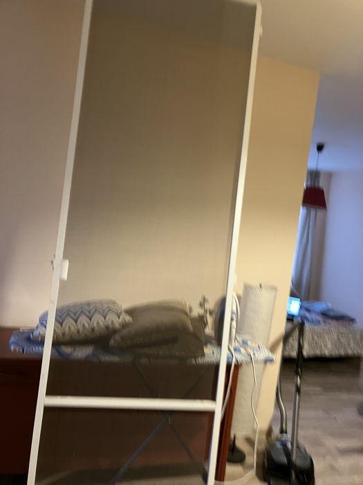 Бял PVC комарник 247/72см неразличим от нов