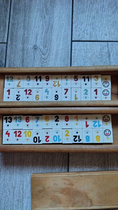 Rummy de Medias anii 70-80 cu piese din praf de piatra