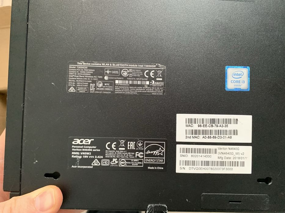 Acer Veriton N4640G cu alimentator