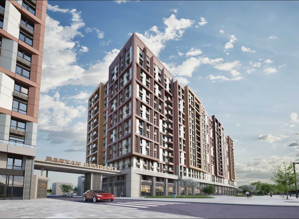 ЖК «Barxan Residence 2-к квартира 43,29 м2. г. Ташкент |Чиланзар|