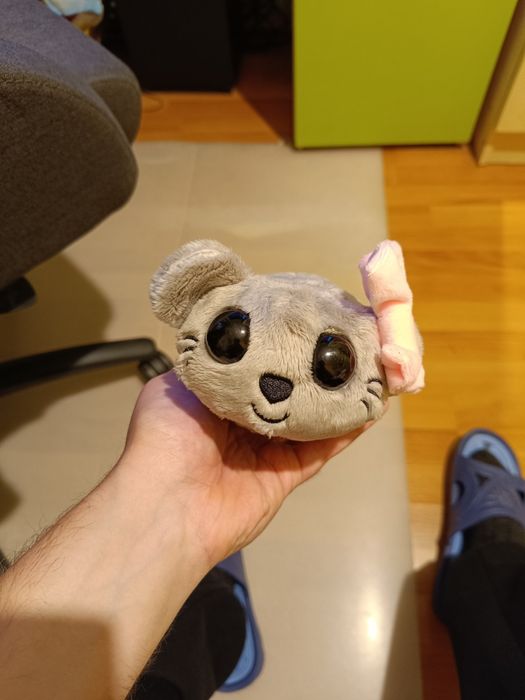 sad hamster plângăcios pufos meme jucărie breloc cu sunet