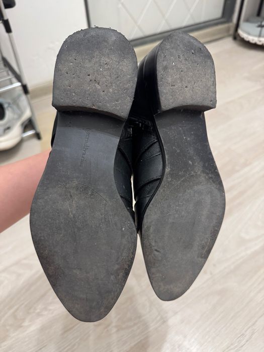 Кожаные ботильоны Stradivarius, 36 размер