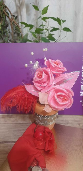 Suniy matodan gullar