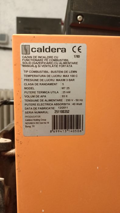 Centrala pe lemne cu gazificare