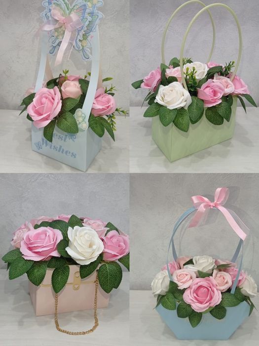 Букет мыльных роз