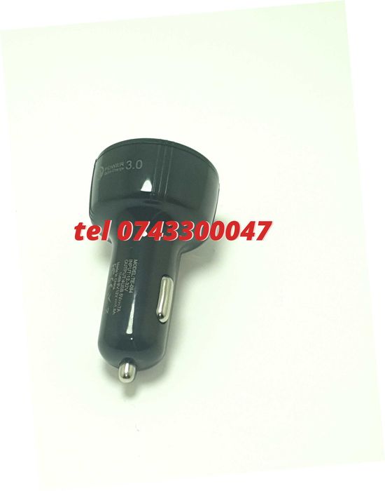 Incarcator Masina Auto 4 Porturi Bricheta Usb Qc Incarcare Rapida