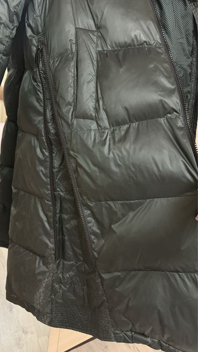 Зимний пуховик длинный