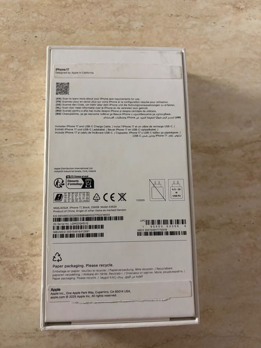iPhone 17 256GB Black
