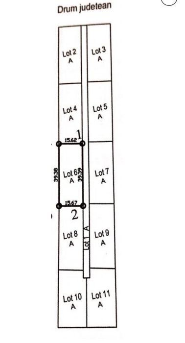 Teren intravilan 12000 euro - posibilitate REPARCELARE