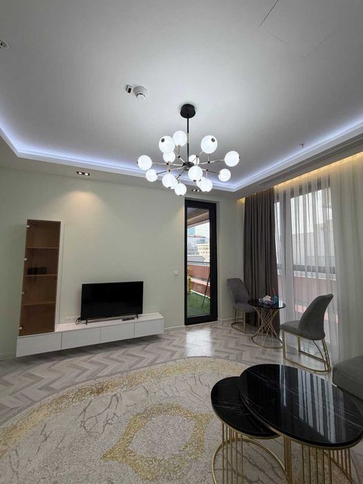 СРОЧНО! Nest One Б блок,  2 комнатная 43.2м2 Евро ремонт с обстановкой