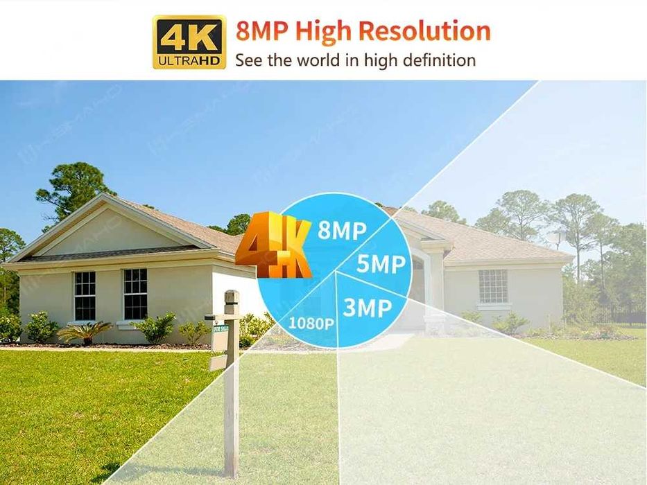Разпродажба !!!4K 8MP PTZ камера WiFi външна безжична IP камера
