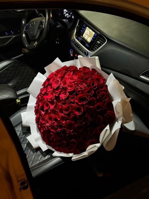 101 красная роза 12.500