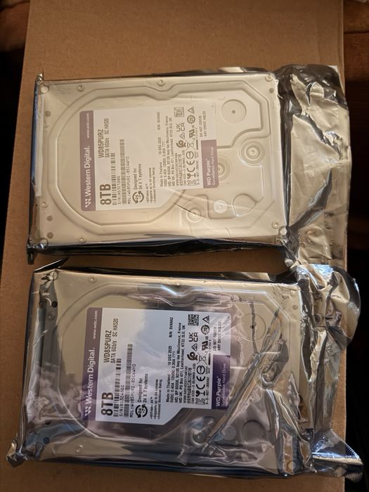 HDD Western Digital Purple 8TB WD85PURZ – noi, neutilizate