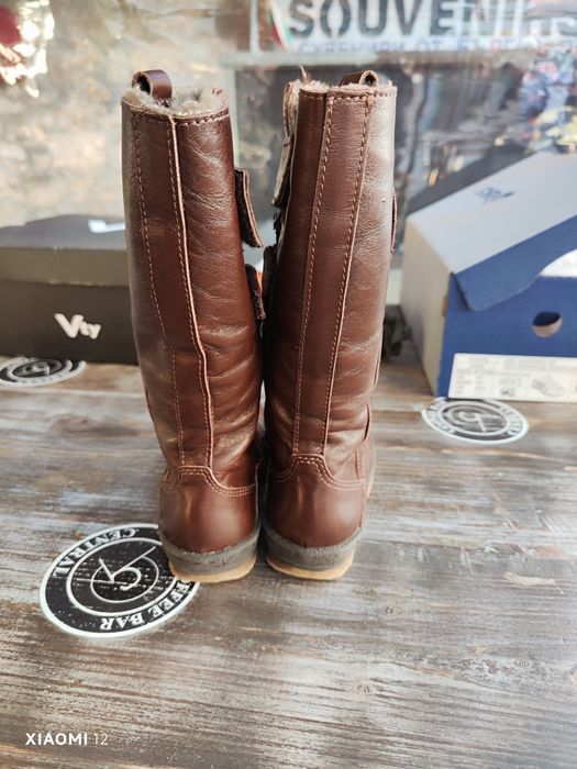 Кожени детски ботушки