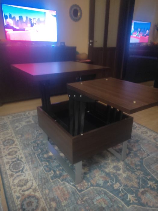 Стол трансформер.Цвет венге.