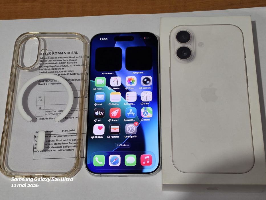 Apple iPhone 17 -5G / 256 GB White / Factura si Garanție