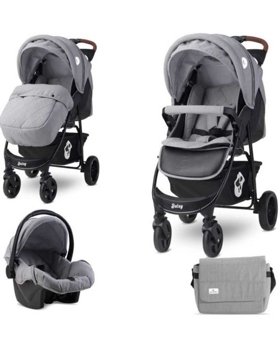 Lorelli Daisy 2 în 1 Cărucior pentru copii + leagăn cadou