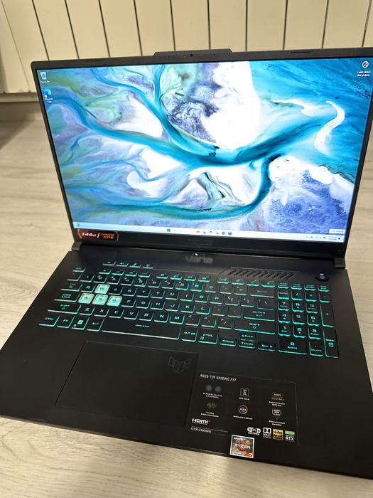 Laptop Gaming ASUS TUF A17, Ryzen 7 , RTX 3070-140w, DDR5 , Impecabil
