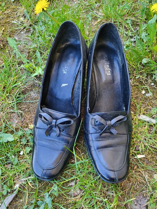 Papuci piele dama 40